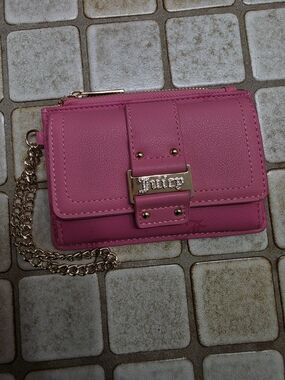 Juicy Couture Pink Chain Wallet
